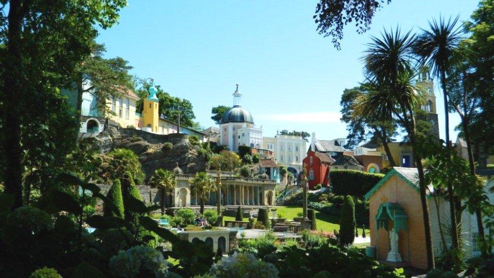 Buildings at Portmeirion, Gwynedd