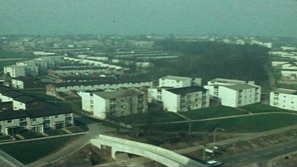 Llanedeyrn estate on the outskirts of Cardiff in the 1980s