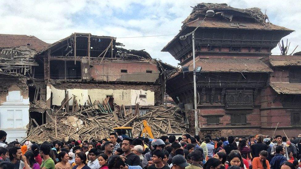 Durbar Square, Kathmandu 25 April 2015