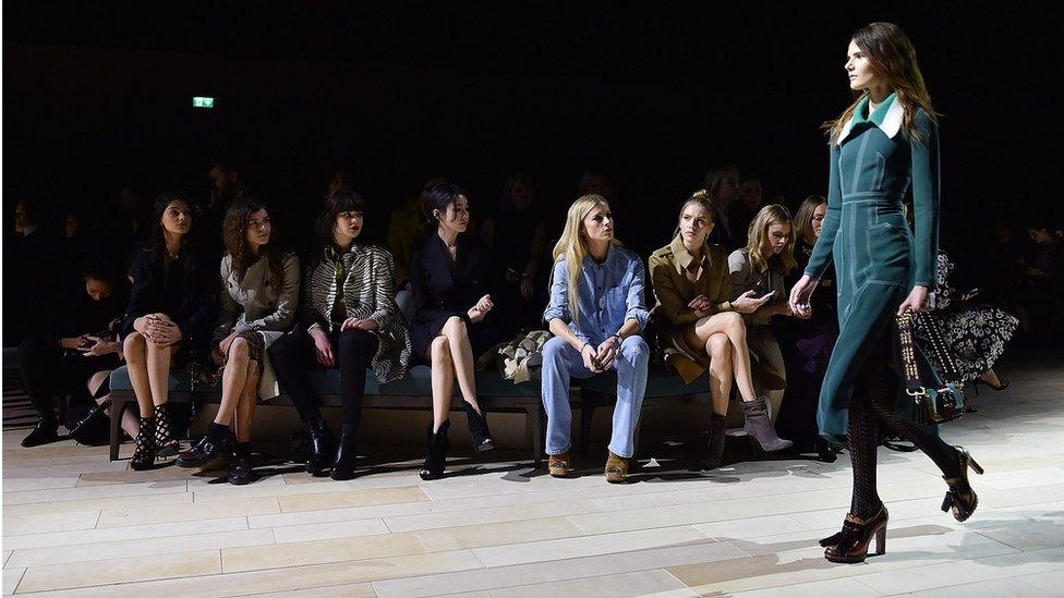 Burberry Womenswear February 2016 Show - Front Row & Runway