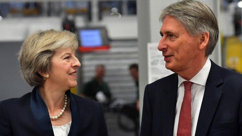 Theresa May and Philip Hammond