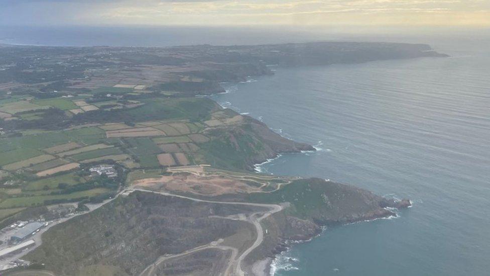 Jersey aerial view