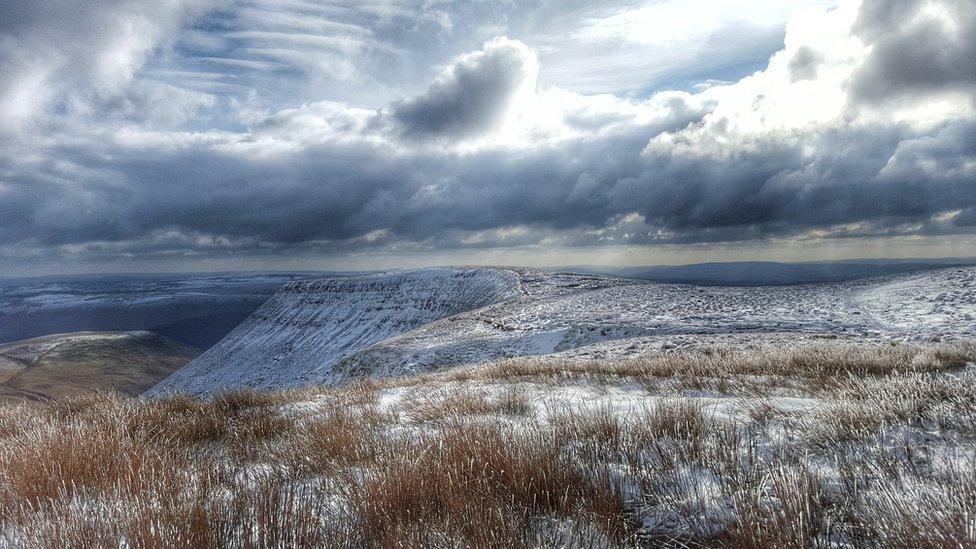 Snowy Brecon Beacons