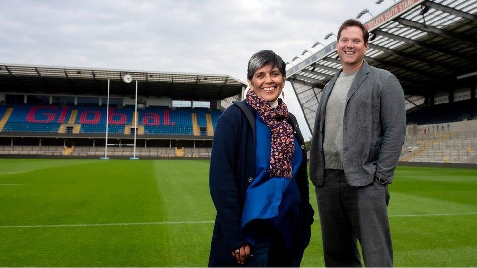 Leeds 2023 opening ceremony co-directors Kully Thiari (left) and Alan Lane