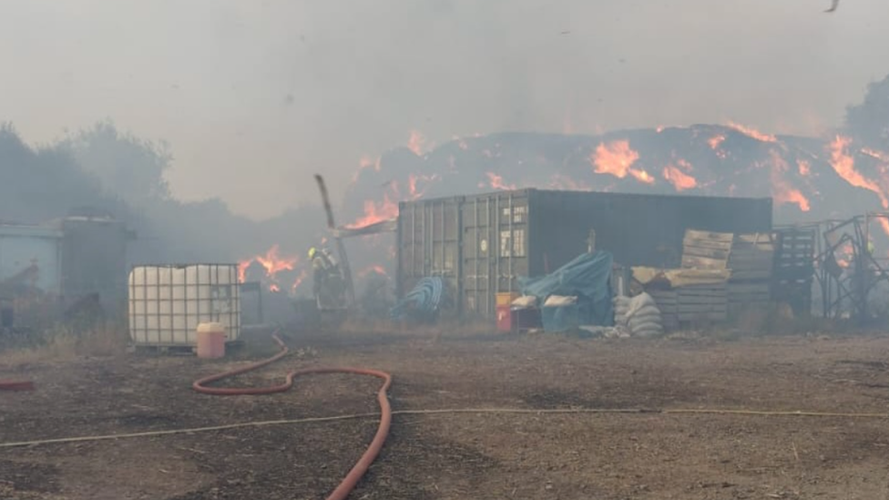 Haystack fire, Billericay