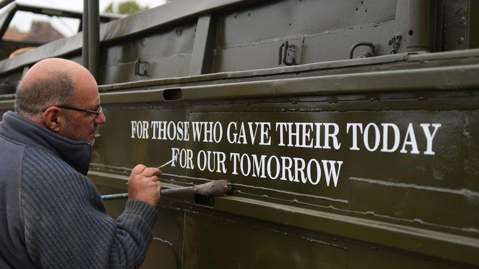 Graham Smitheringale and the restored DUKW