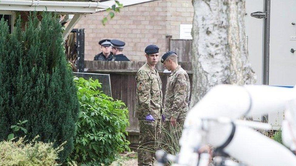 Bomb squad in St Albans