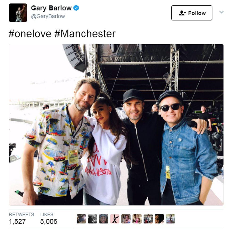 Gary Barlow tweet