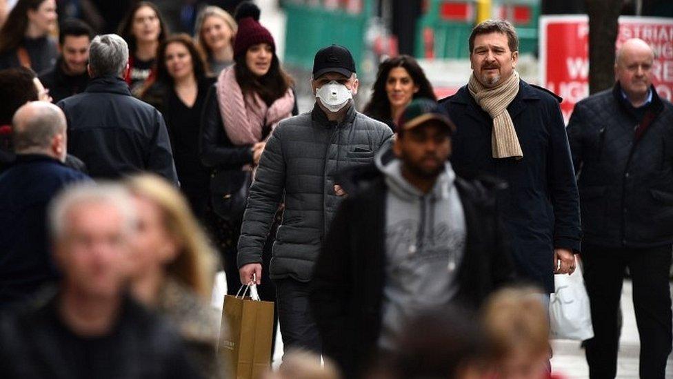 Shopper on Oxford Street