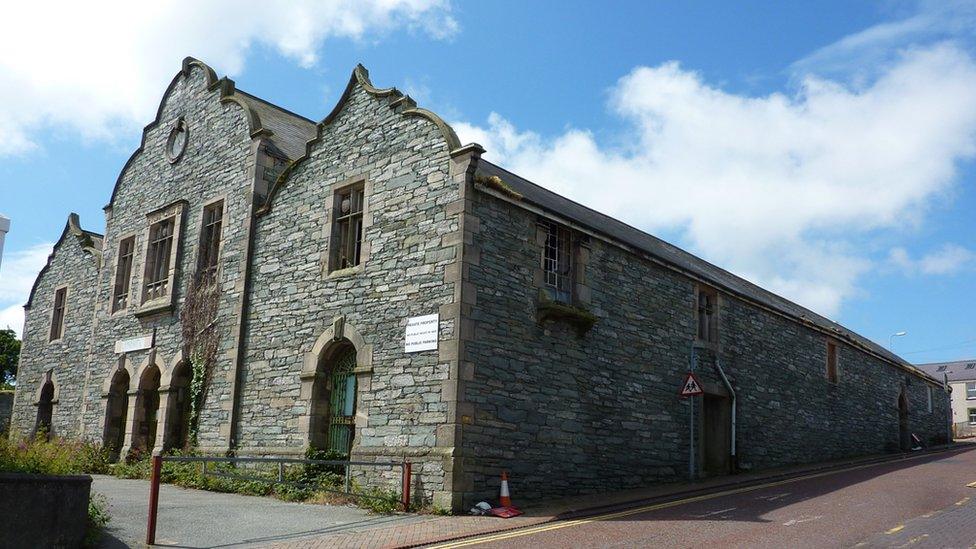 The former Holyhead Market Hall