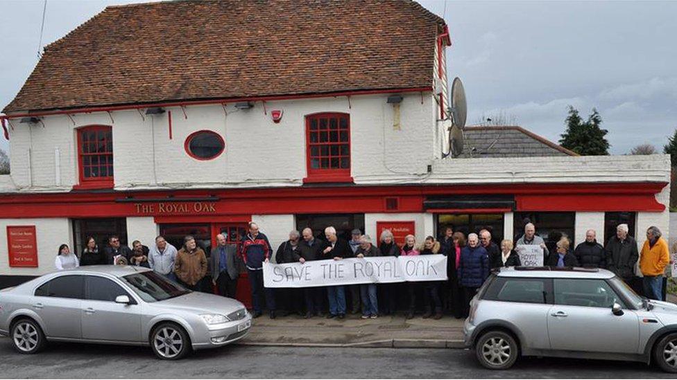 Royal Oak pub in Kent