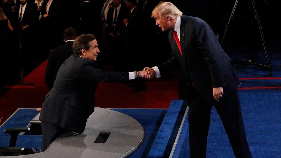 Chris Wallace and Donald Trump