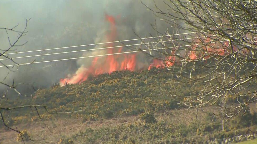 Fire in Mournes