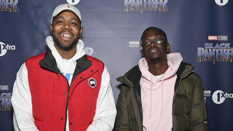 J2K at the Black Panther screening in London