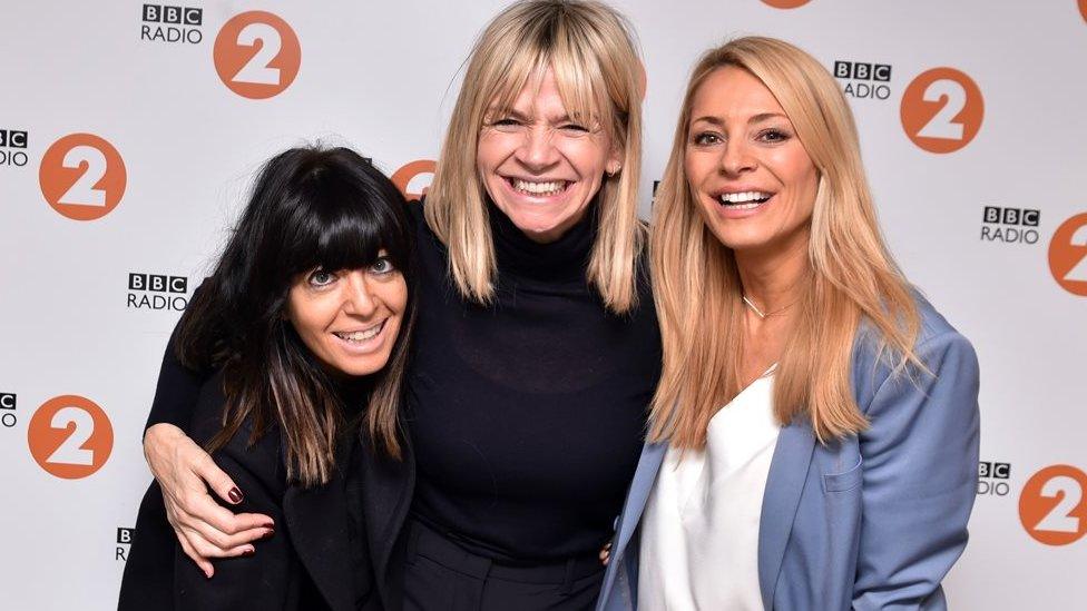 Claudia Winkleman and Tess Daly