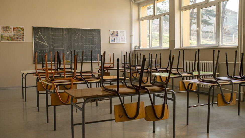 Empty classroom