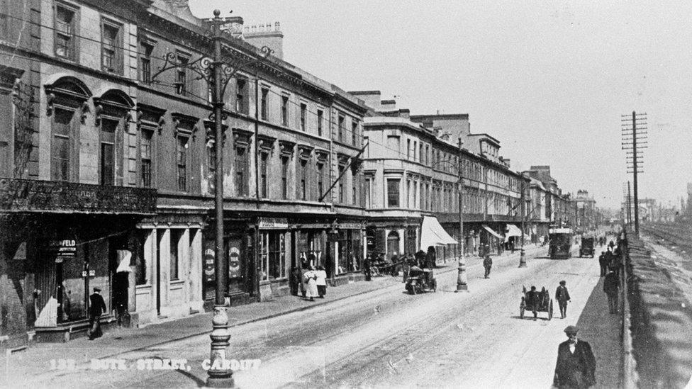 Bute Street, Cardiff Docks, early 20th Century