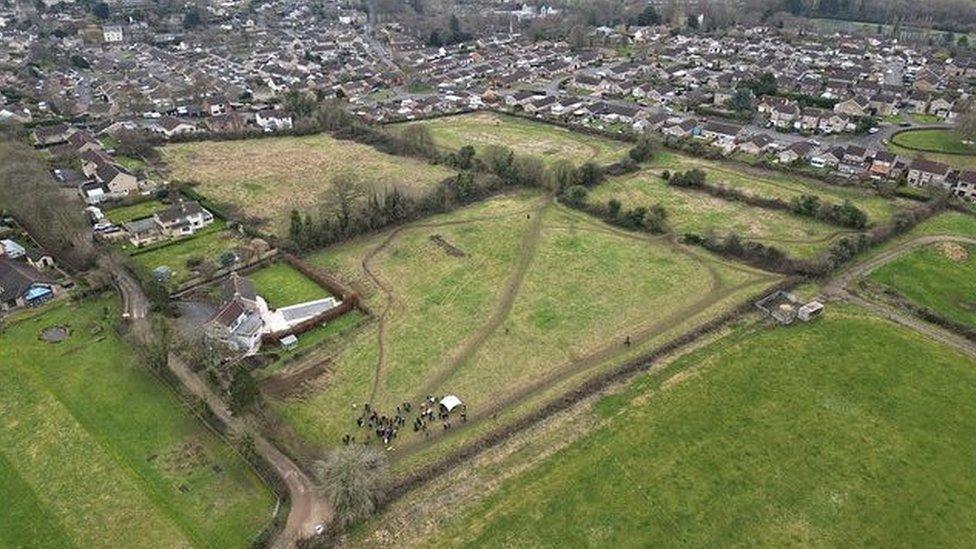 Packsaddle Fields on Packsaddle Way in Frome