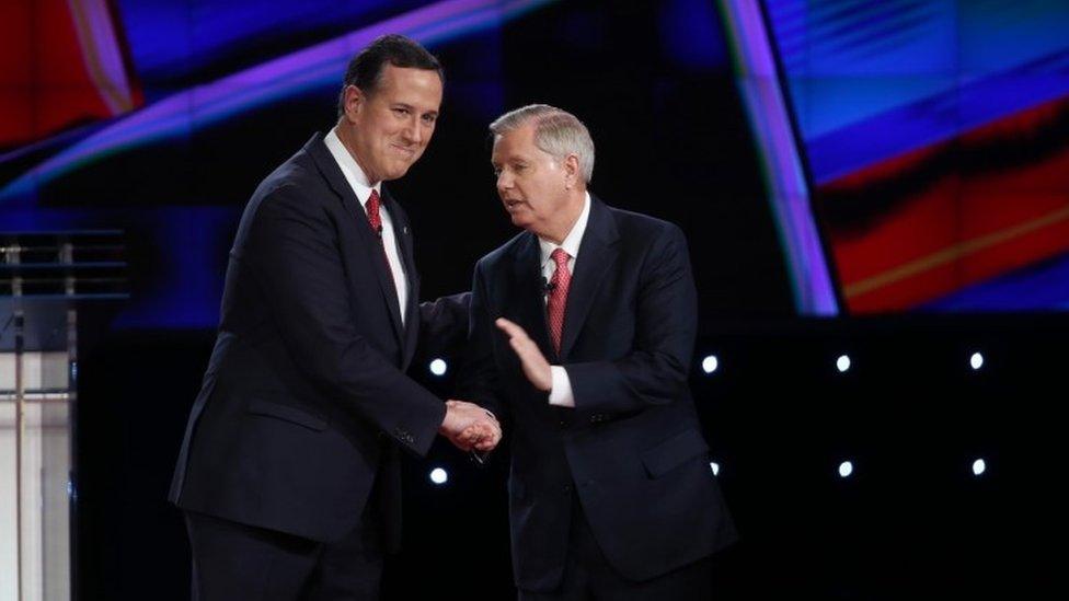 Rick Santorum and Lindsey Graham