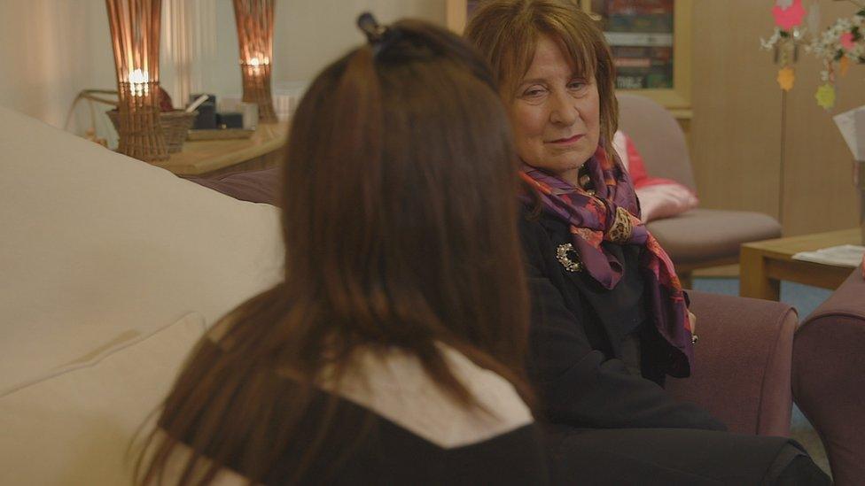 "Sandra" speaking to Helena Kennedy