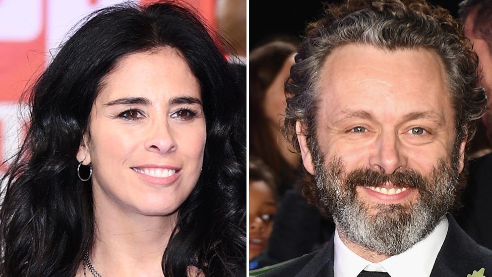 Sarah Silverman and Michael Sheen