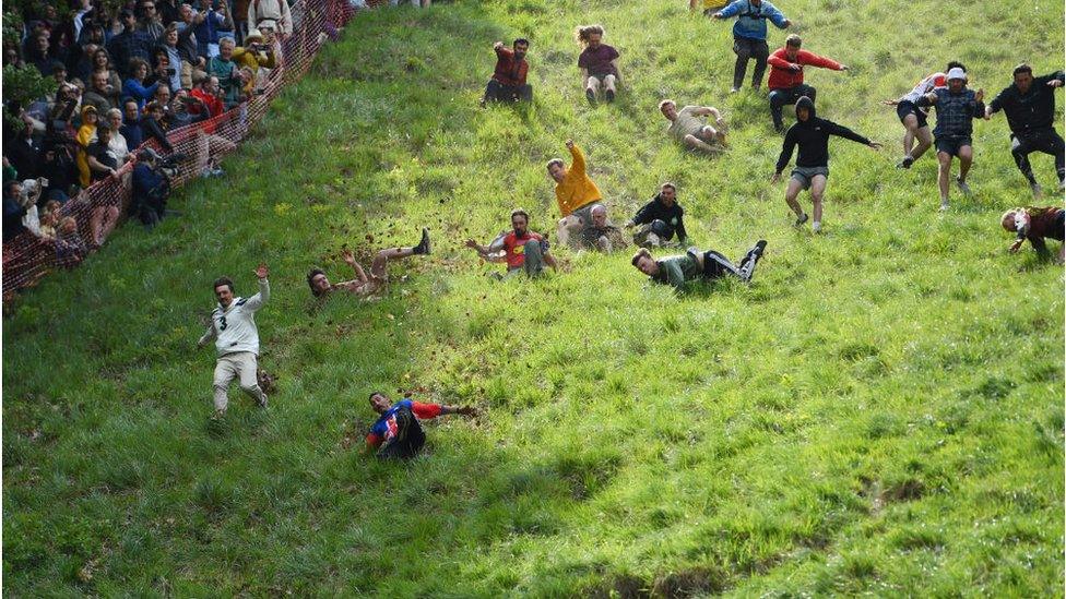 Cheese-rolling in Gloucester