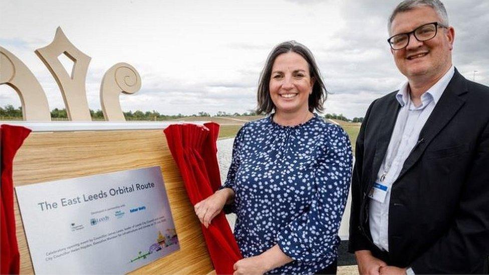 Councillor James Lewis and councillor Helen Hayden