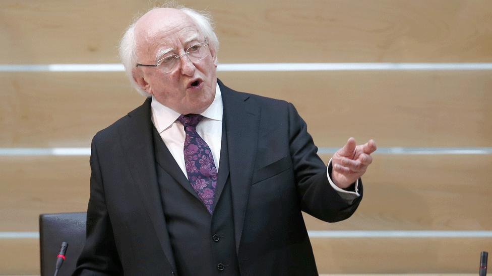 Irish President Michael Higgins