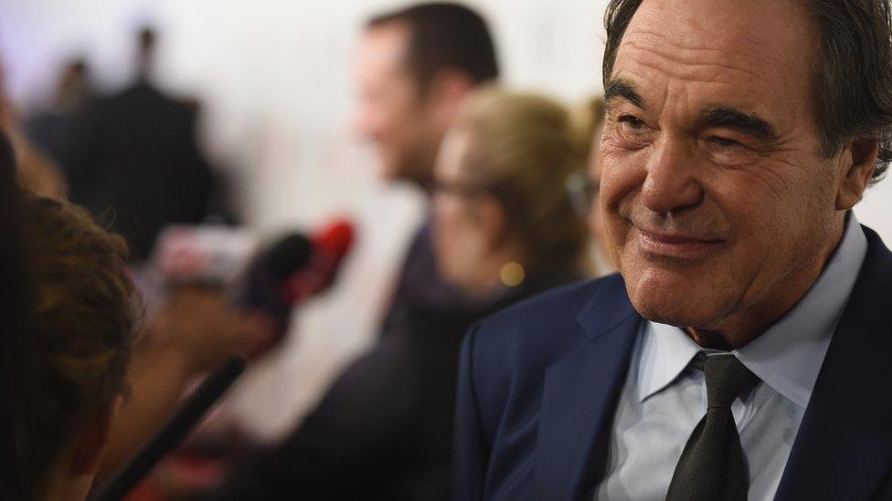 Oliver Stone, shown at a film festival in Canada in September