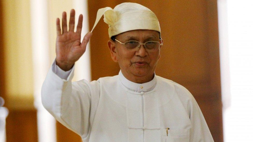 Myanmar's outgoing president Thein Sein