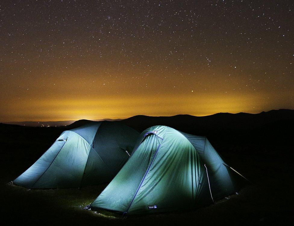 Stars over Lake District