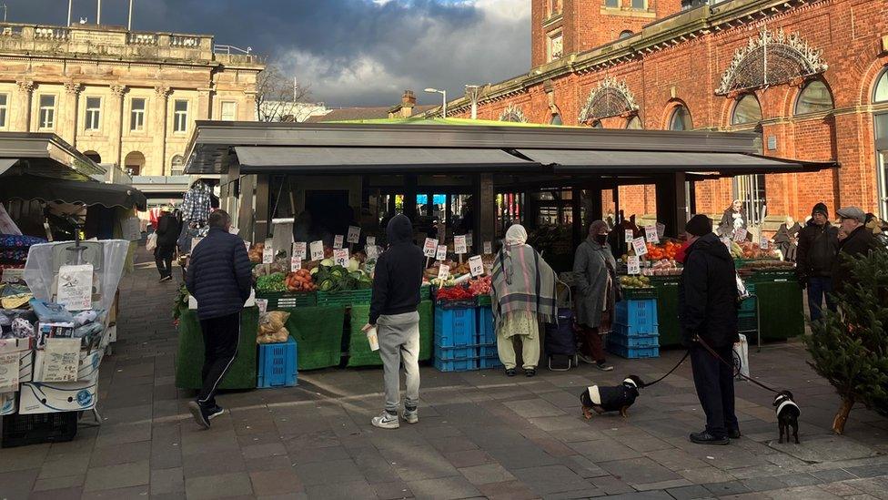 Ashton-under-Lyne town centre market