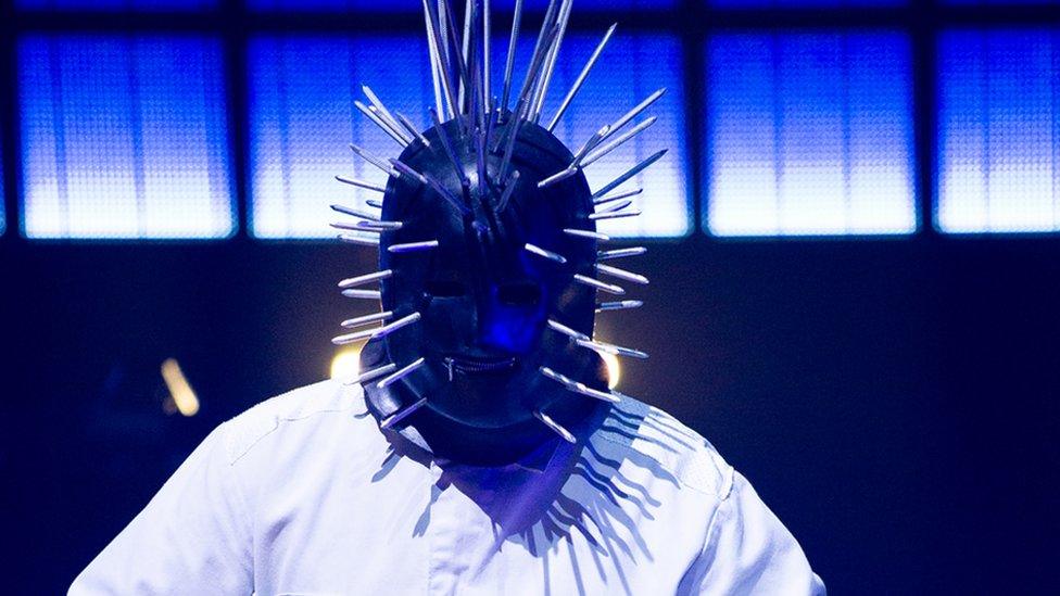 Slipknot's Craig Jones on stage