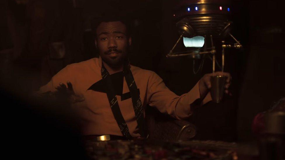 Donald Glover as Lando Calrissian