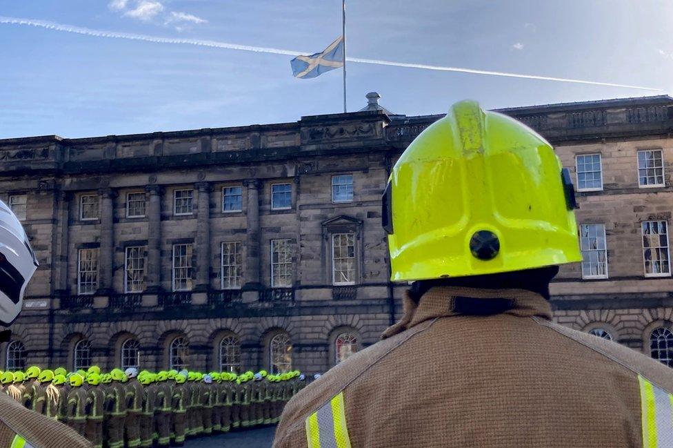 Flag at half mast