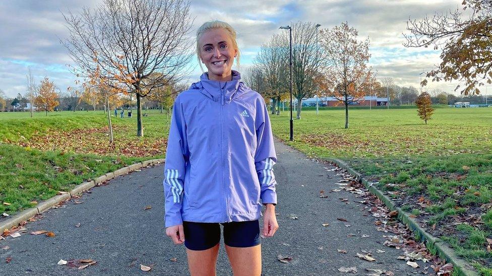 Samantha Harrison at Parkrun in Long Eaton