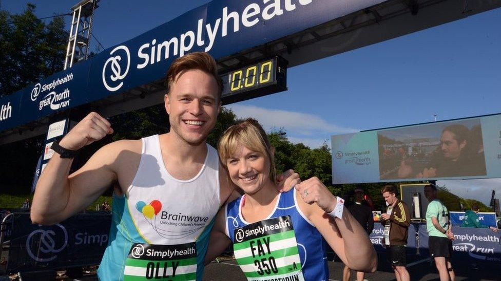 Olly Murs with his sister, Fay