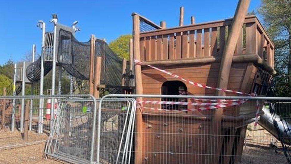 Pirate Ship play area
