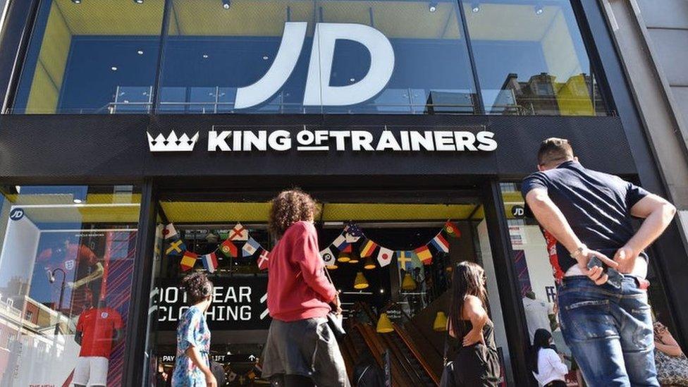 JD Sports shopfront