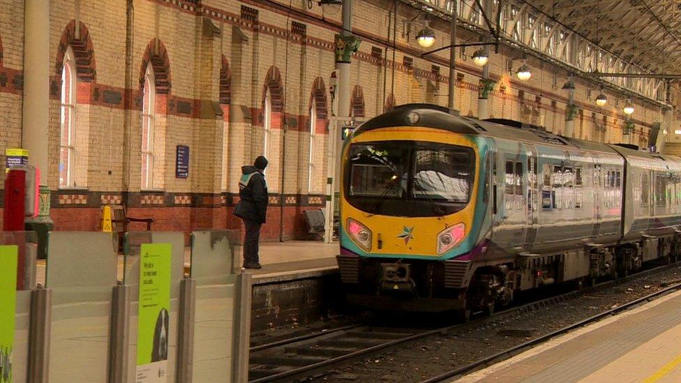 Train at Manchester Piccadilly