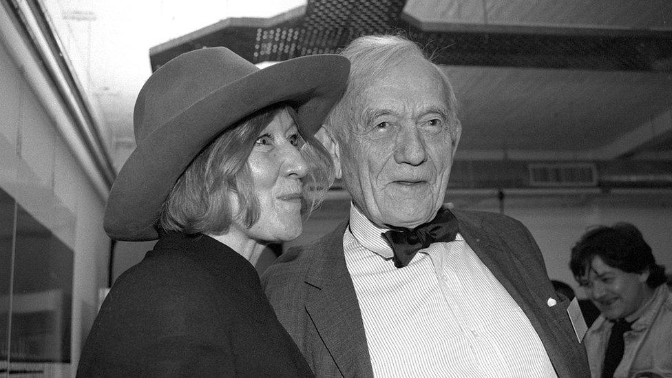 Midge MacKenzie, the festival's first director, and filmmaker Richard Leacock