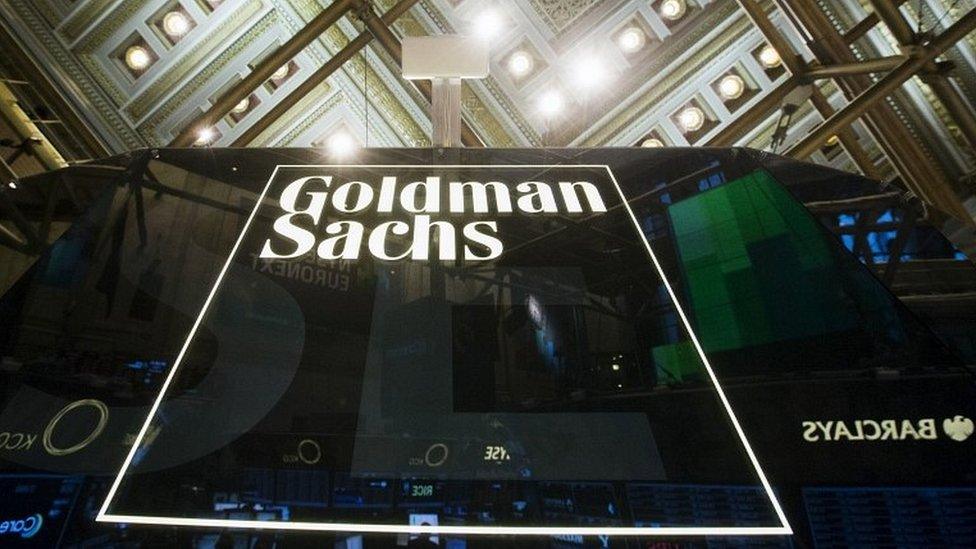 Goldman Sachs sign