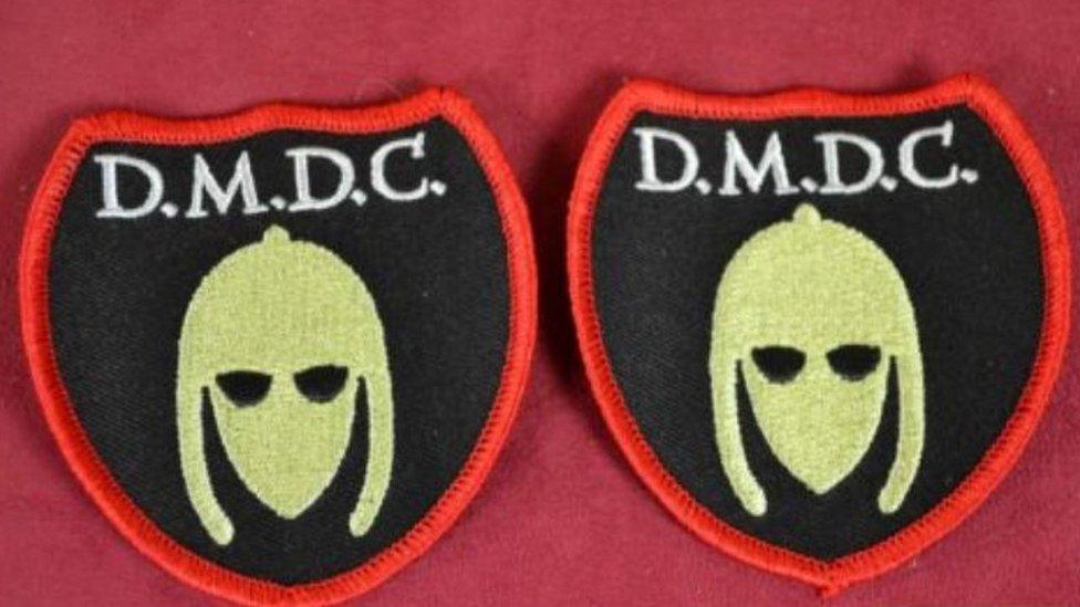 Handmade replica DMDC badges