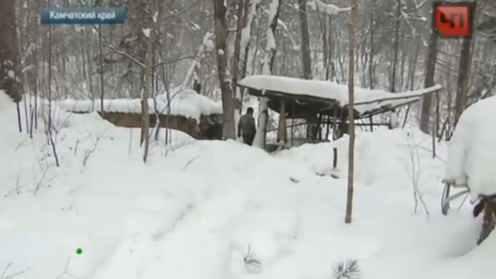 The shack in which the soldier had been living