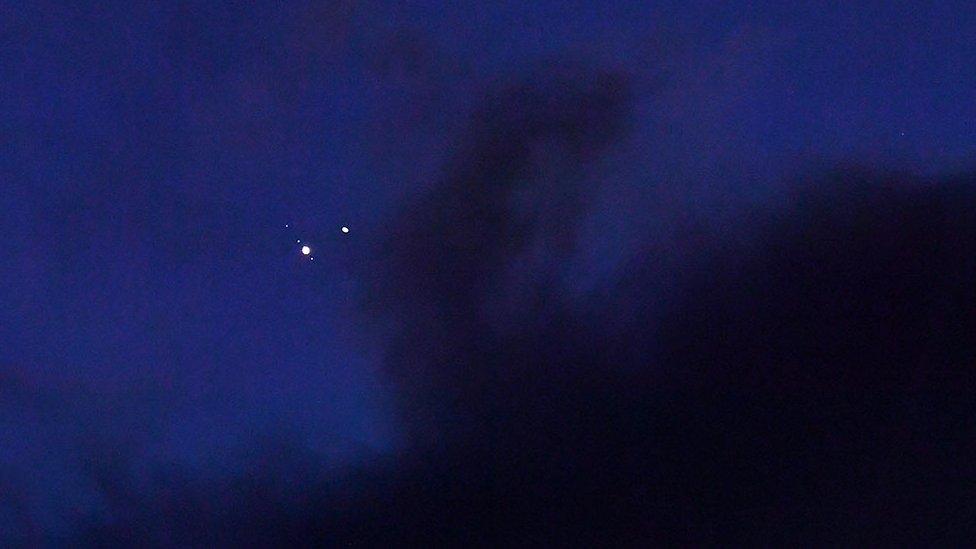 Jupiter and Saturn