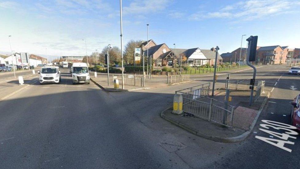 A road in Gloucester