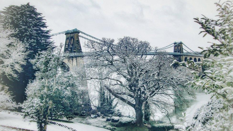 Menai Bridge from Bangor