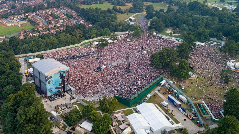 Ed Sheeran in Chantry Park