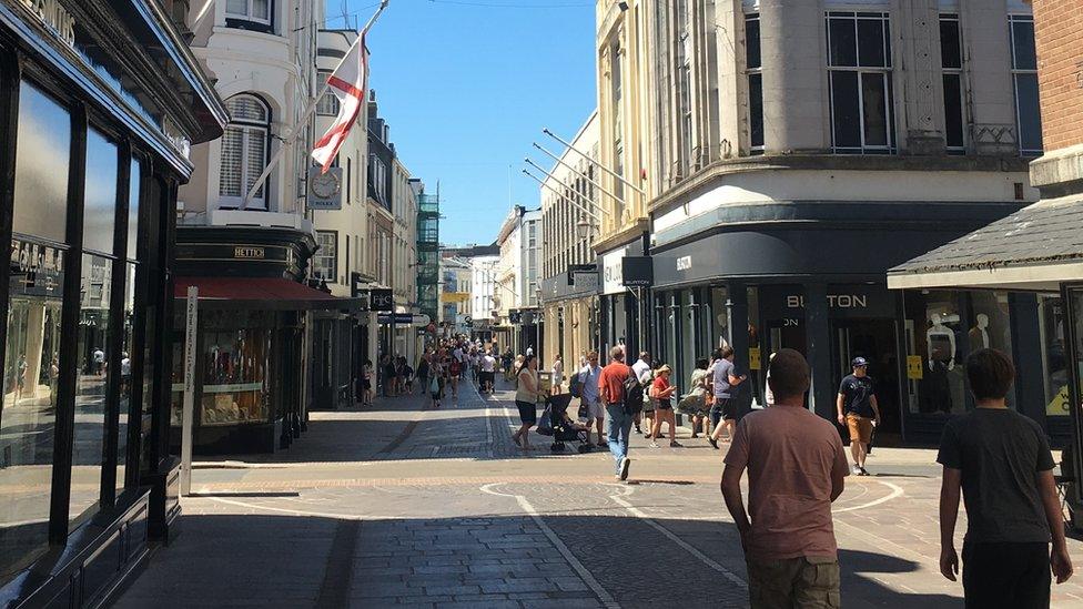 St Helier high street