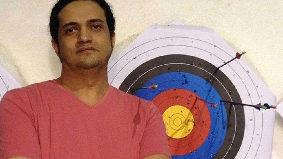 Palestinian artist and poet Ashraf Fayadh